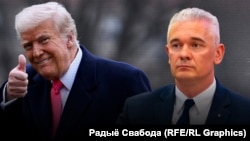 Дональд Трамп, Валер Кавалеўскі, каляж