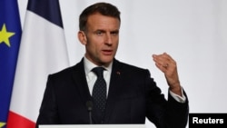 Прэзыдэнт Францыі Эманюэль Макрон, архіўнае фота