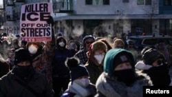 Учасники протесту у Міннеаполісі після стрілянини за участю федеральних імміграційних агентів