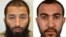 A combo photo shows Khuram Shazad Butt (L) and Rachid Redouane from Barking, east London, believed by police to be two of the three attackers in the June 3 terror attack on London Bridge.
