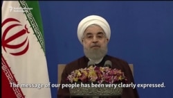 Rohani Says Iran Chose 'Engagement,' Rejected Extremism, After Election Win