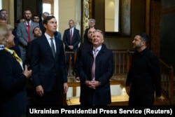 Кажуть, що американським посланцям дуже сподобався собор Святої Софії в Києві