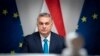 Orbán Viktor miniszterelnök az Európai Unió tagállamai vezetőinek videókonferenciáján a Karmelita kolostorban 2021. január 21-én