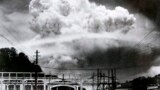 Japan -- A handout photo shows a view of the mushroom cloud photographed from the ground of the 09 August 1945 atomic bombing of Nagasaki.