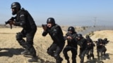 Pakistani policemen during a training course in the country's restive northwest. (file photo)