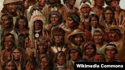 Американские индейцы. Архивно-иллюстративное фото
