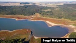 Сімферопольське водосховище, серпень 2020 року