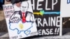 USA – Demonstrators take part in a protest against Russia and President Vladimir Putin in front of the White House in Washington, 06Mar 2014