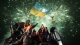 Supporters of Ukrainian presidential candidate Viktor Yushchenko during a rally in central Kyiv on December 28, 2004 