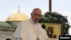 Papa Francis Bolqarıstan paytaxtı Sofiyada, 5 may, 2019-cu il