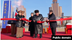 В церемонии открытия принял участие лидер КНДР Ким Чен Ын, его дочь Ким Чжу Э, высокопоставленные должностные лица и партийцы, члены семей погибших военнослужащих, а также "бойцы заграничной военной операции"