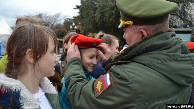 Члени «Юнармії» в Ялті, 2019 рік