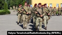 Українські десантники на Яворівському полігоні