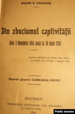 Memoriile lui Gheorghe Caracaș, Din zbuciumul captivității