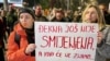 Protest u Podgorici sa kojeg su zatražene smjene čelnika bezbjednosnog sektora. 