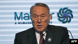 Kazakh President Nursultan Nazarbaev