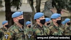 Un nou contingent moldovean pleacă în Kosovo, în ianuarie 2021.