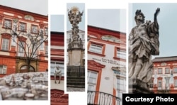 Здание театра "Гусь на поводке" на Капустной площади в Брно. Фото Ольги Баженовой