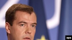 "The Strasbourg Court...cannot and should not replace Russian justice," Medvedev said.
