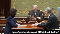 Натальля Качанава, Аляксандар Лукашэнка, Ігар Сергеенка, 10 снежня 2019 