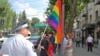 The organizers of an LGBT parade in Chisinau last month considered the event to have been a success when they managed to march five blocks before it was disrupted by egg-throwing counterdemonstrators. (file photo)