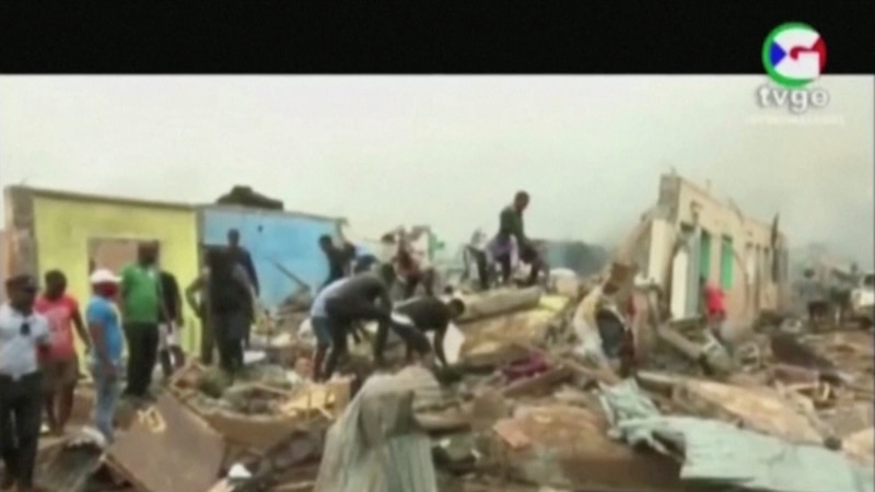 Серија експлозии во Екваторијална Гвинеја - 15 мртви, 500 повредени