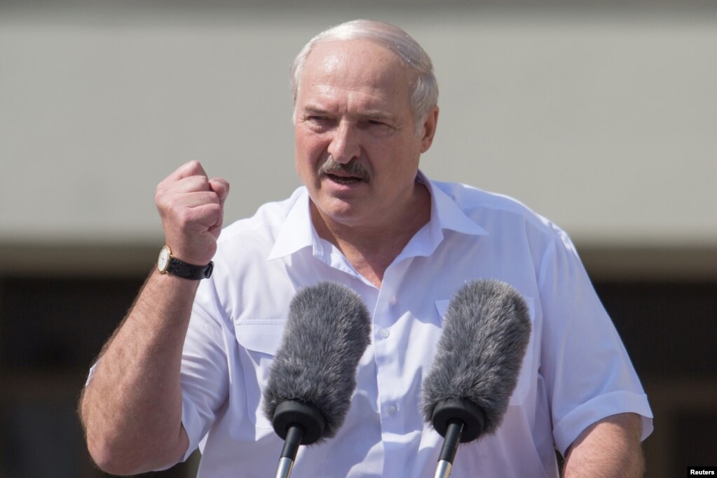 Belarusian strongman Alyaksandr Lukashenka (file photo)