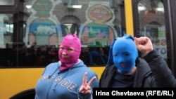 Акция в Москве в поддержку Pussy Riot