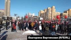 Tokom protesta 23. i 31. januara, policija je privela hiljade ljudi u gradovima širom Rusije. U Irkutsku su kažnjene najmanje 74 osobe zbog prekršaja kao što su prisustvo neodobrenom skupu ili nepoštovanje policije. (arhivska fotografija)