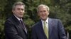 مذاکرات بوش در بریتانیا در باره ایران و عراق