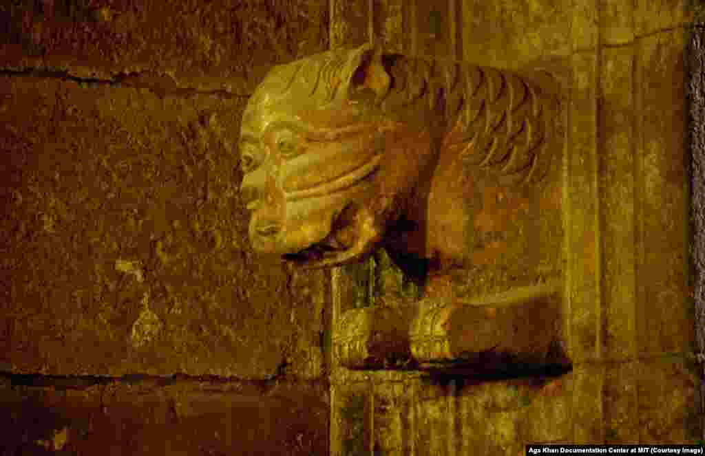 Detail of the Lion Gate in the Citadel photographed in the 1980s or &#39;90s.&nbsp;The unrest that began in Syria in 2011 accelerated after a crackdown by security forces against protests inspired by the region&#39;s so-called Arab Spring. But the resulting war has pitted a predominantly Sunni opposition against President Bashar al-Assad and fellow Alawites, regarded by some as a third branch of Islam.