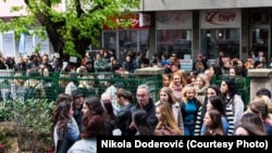 Protest studenata i zaposlenih Filozofskog fakulteta u Nišu, 9. aprila 2026.