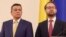Sorin Grindeanu, liderul PSD, alături de Dominic Fritz, cel al USR. Ambii lideri de partide sunt din Timișoara.