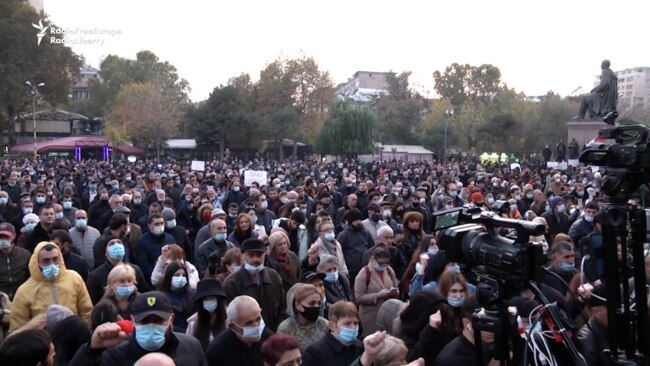 Protests Demanding Prime Minister's Resignation Continue In Armenia