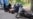 Ukraine - people sit outside in Kherson - Reuters screen grab