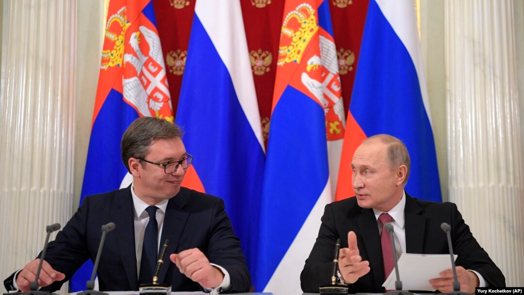 Aleksandar Vučić i Vladimir Putin