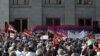 Armenia - The opposition Armenian National Congress holds a rally in Yerevan's Liberty Square.