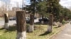 Armenia -- Hewed trees in Davtashen district, Yerevan. 10April, 2017