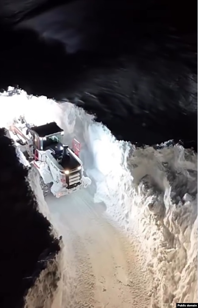 Stuhi dëbore në Kamchatka