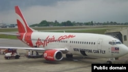Малайзияның Air Asia компаниясының ұшағы. (Көрнекі сурет).