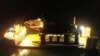 Плавучая платформа "Одиссей" на грузовом корабле в акватории порта Славянка в Приморском крае