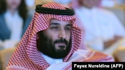 Сауд Арабиясының тақ мұрагері ханзада Мохаммед бен Салман. Эр-Рияд, 24 қазан 2017 жыл.