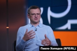 Дмитро Кулеба, міністр закордонних справ України (2020-2024) в студії Радіо Свобода. Київі 2026 рік