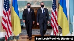 Комісія стратегічного партнерства Україна-США відновить роботу після кількох років перерви (на фото Дмитро Кулеба (л) та Ентоні Блінкен