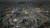  A view of northeastern city of Mashhad, from the sky with the shrine of Imam Reza, undated.