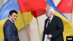 Министры иностранных дел Украины и Польши Павел Климкин и Витольд Ващиковский. 