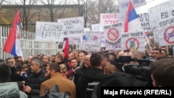 Protest u Severnoj Mitrovici