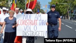 La protestul din 27 august 2017, Chișinău