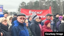 Митинг, посвященный проблемам ЖКХ в Сосновом Бору