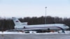 A Russian Defense Ministry Tupolev Tu-154 plane, similar to the model that flew over Washington